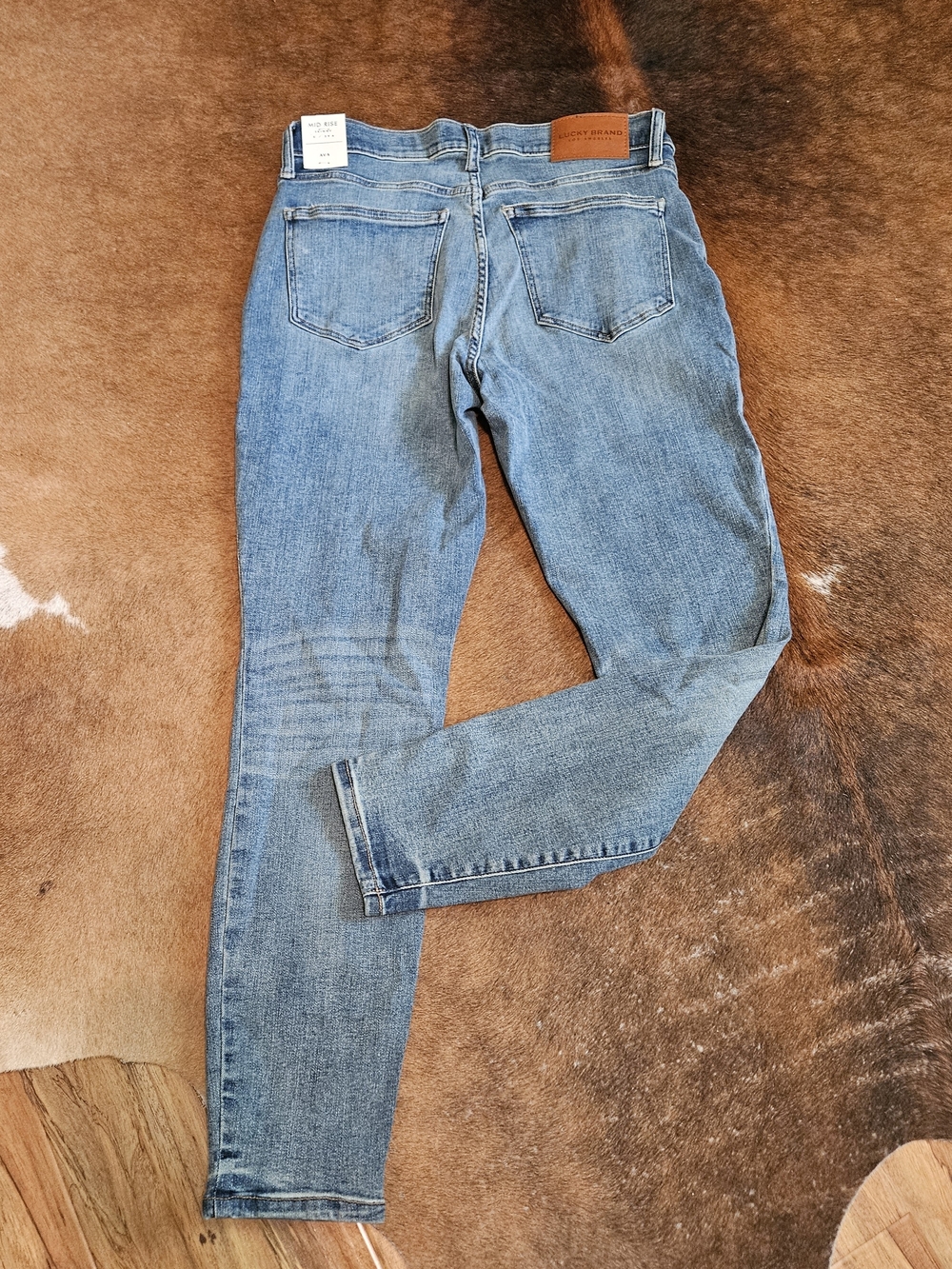 $99 Lucky Brand Light Wash Denim Jeans Nwt 29 Ankle 8 Petite Short